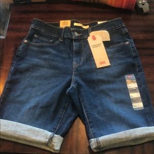 Levi Bermuda Jean Shorts